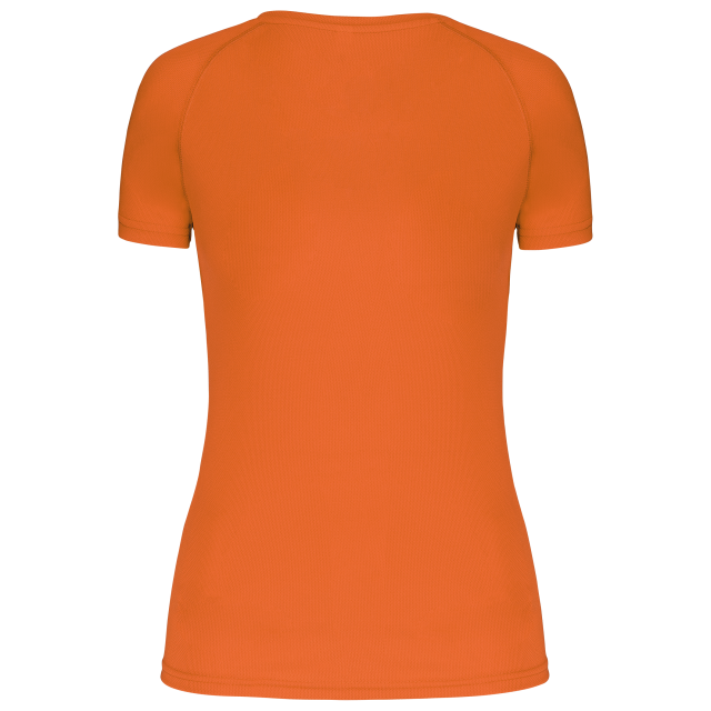 LADIES’ V-NECK SHORT-SLEEVED SPORTS T-SHIRT