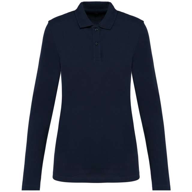 LADIES' LONG-SLEEVED SUPIMA® POLO SHIRT