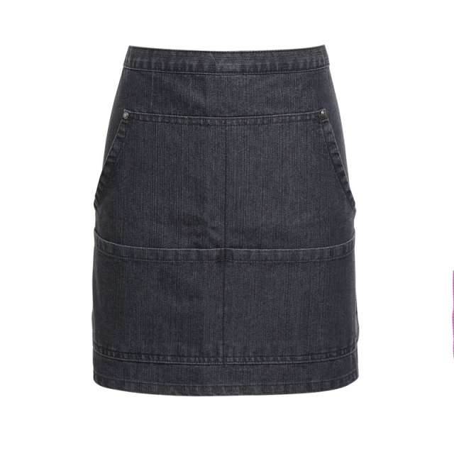 SORT SCURT JEANS STITCH DENIM WAIST