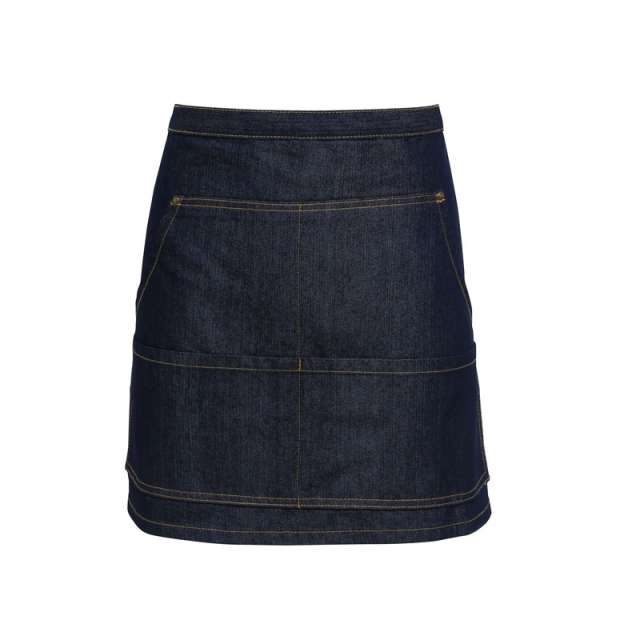 SORT SCURT JEANS STITCH DENIM WAIST