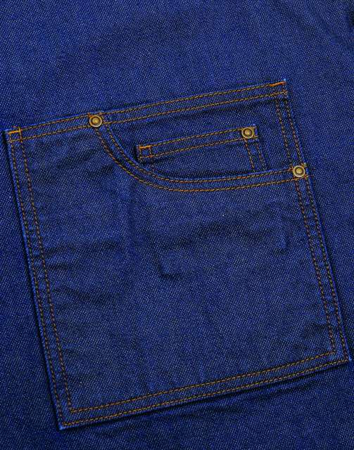 SORT LUNG 'DISTRICT' WAXED LOOK DENIM