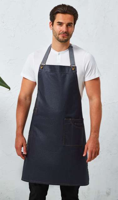 SORT LUNG 'DISTRICT' WAXED LOOK DENIM