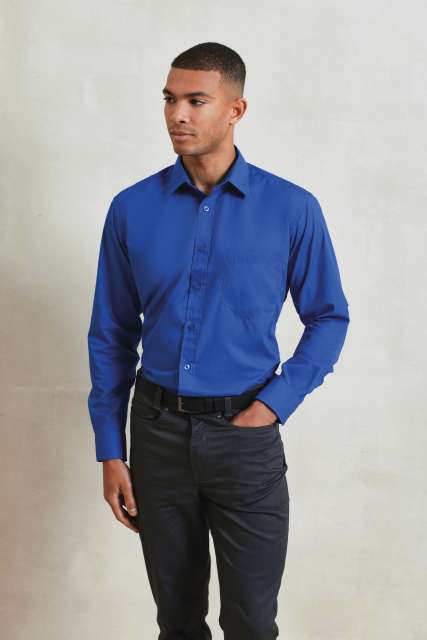 MEN'S LONG SLEEVE POPLIN SHIRT