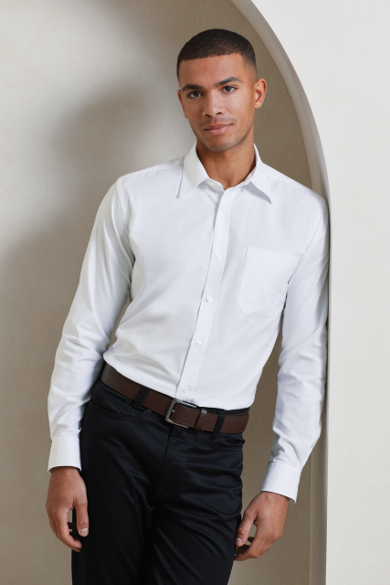 MEN’S LONG SLEEVE SIGNATURE OXFORD SHIRT