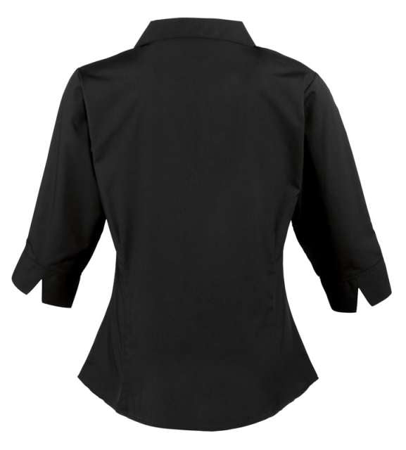 WOMEN'S POPLIN 3/4 SLEEVE BLOUSE