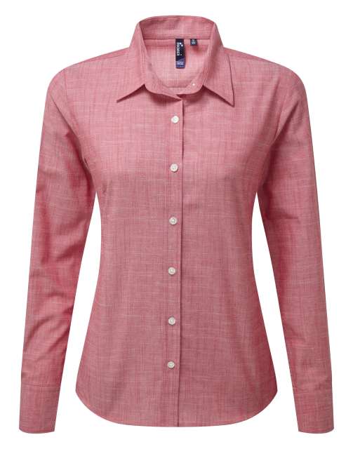 CAMASA DE DAMA DIN BUMBAC CHAMBRAY