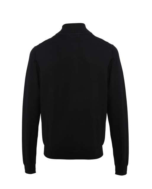 PULOVER PENTRU BARBATI DIN TRICOT, CU FERMOAR SCURT