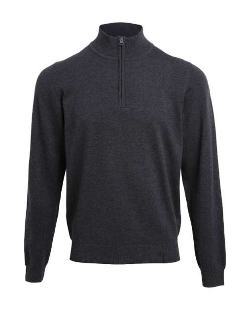 PULOVER PENTRU BARBATI DIN TRICOT, CU FERMOAR SCURT