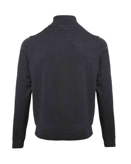 PULOVER PENTRU BARBATI DIN TRICOT, CU FERMOAR SCURT