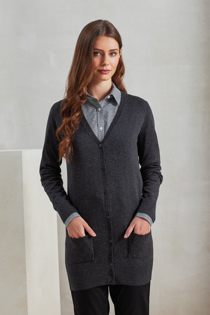 CARDIGAN LUNG DIN TRICOT DAMA