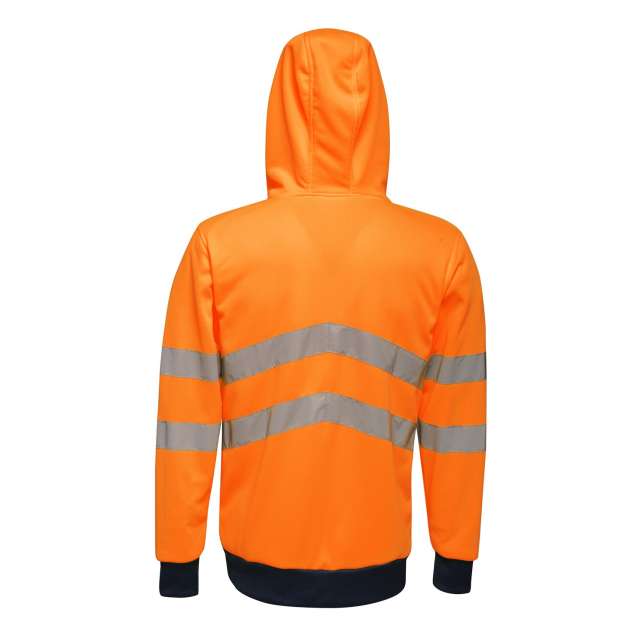 HI VIS PRO FULL ZIP STRETCH HOODIE JACKET