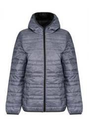 WOMENS HOODED PACKAWAY FIREDOWN JACKET