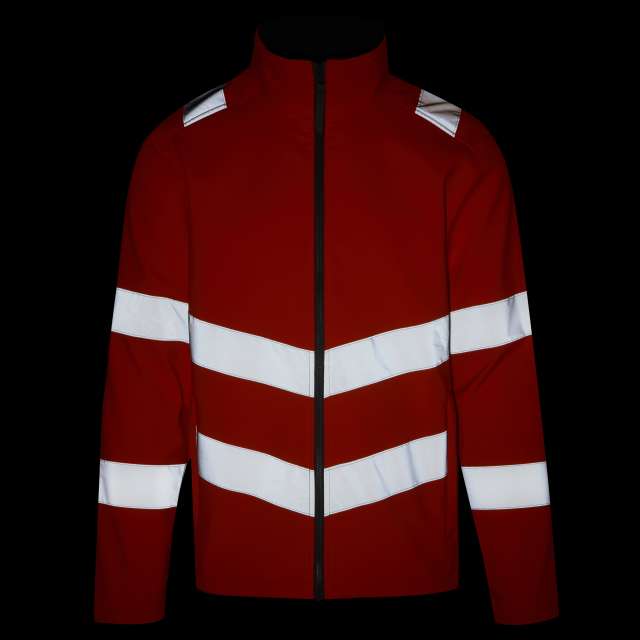 HI-VIS PRO CONTRACT ABLAZE 2 LAYER SOFTSHELL JACKET (CLASS 3)