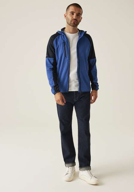X-PRO COLDSPRING II HYBRID PERFORMANCE STRETCH HOODED FLEECE JACKET