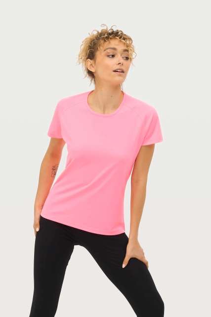 SOL'S SPORTY WOMEN - RAGLAN SLEEVED T-SHIRT