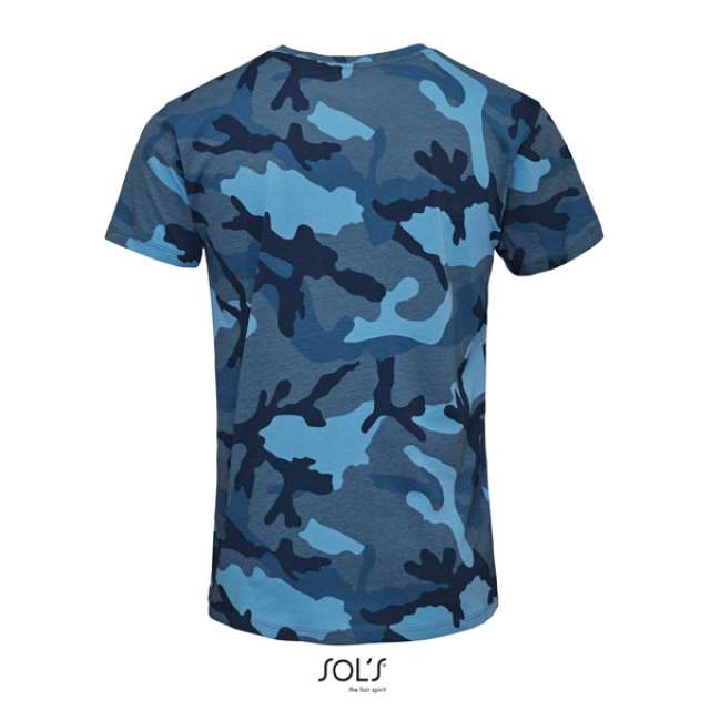 TRICOU BARBAT CAMUFLAJ SOL'S CAMO MEN