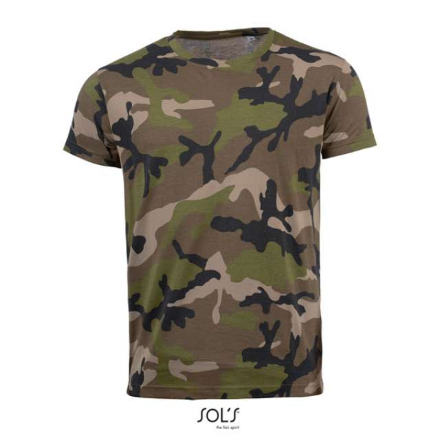 TRICOU BARBATI CAMUFLAJ SOL'S CAMO