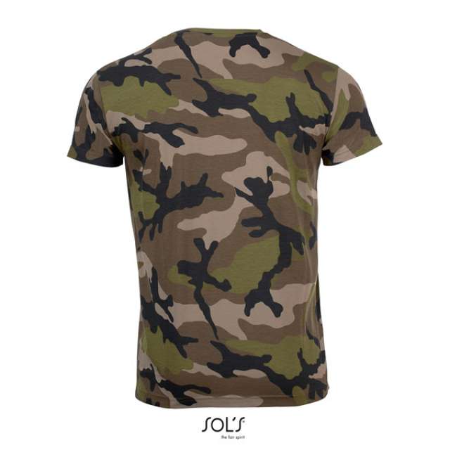 TRICOU BARBATI CAMUFLAJ SOL'S CAMO