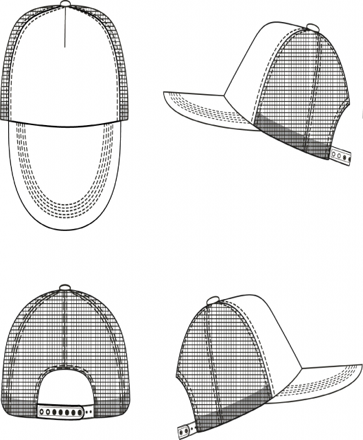 SAPCA SOL'S BUBBLE - FIVE PANEL MESH