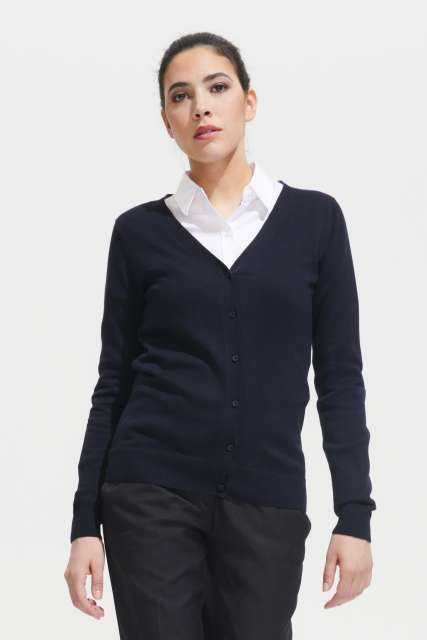 SOL'S GOLDEN WOMEN- CARDIGAN TRICOTAT CU DECOLTEU IN V