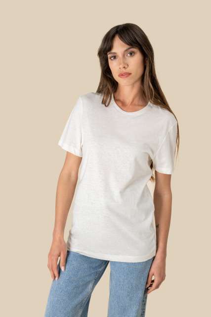 ECO-FRIENDLY UNISEX ORGANIC COTTON AND LINEN T-SHIRT SP325