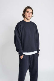 BLUZA UNISEX '365 - DIAGONAL FRENCH TERRY CREWNECK SWEATSHIRT'