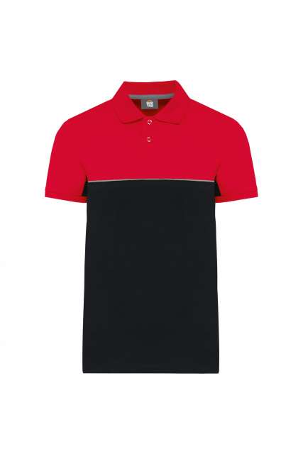TRICOU POLO  ECO-FRIENDLY TWO-TONE