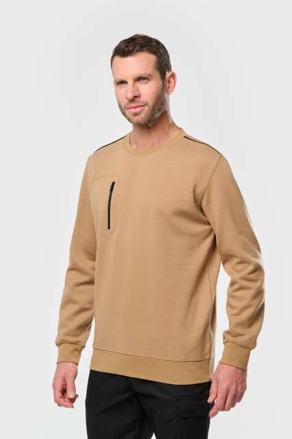 BLUZA UNISEX DAYTODAY CONTRASTING POCKET SWEATSHIRT