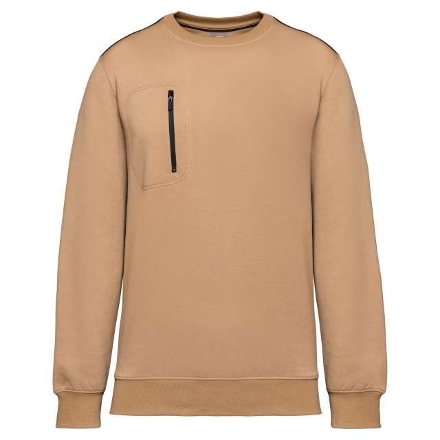 BLUZA UNISEX DAYTODAY CONTRASTING POCKET SWEATSHIRT