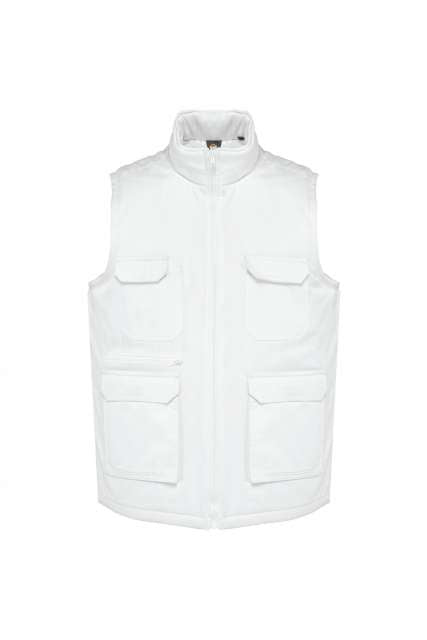 UNISEX PADDED MULTI-POCKET POLYCOTTON VEST