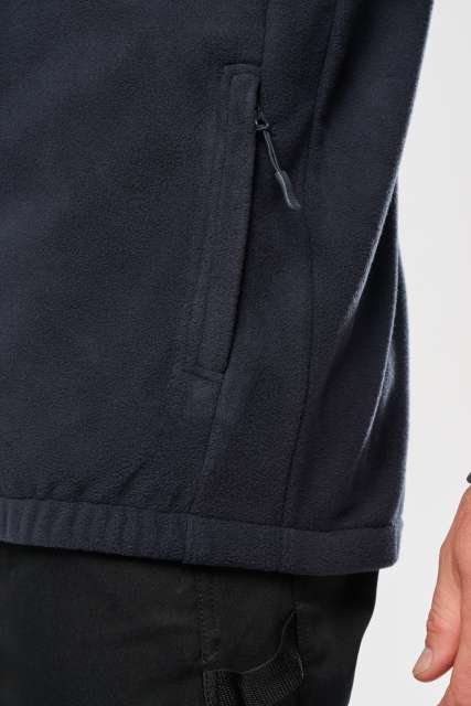 FLEECE JACKET WITH REMOVABLE SLEEVES