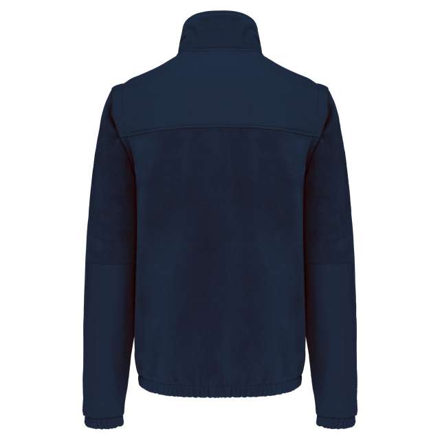 FLEECE JACKET WITH REMOVABLE SLEEVES