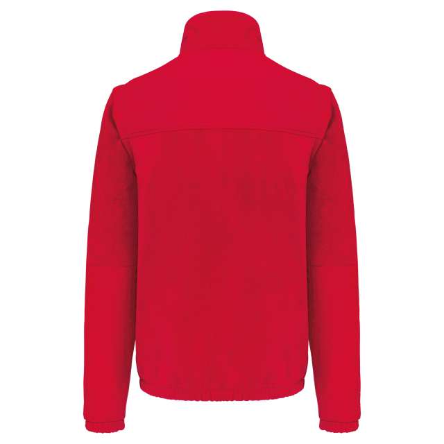 FLEECE JACKET WITH REMOVABLE SLEEVES